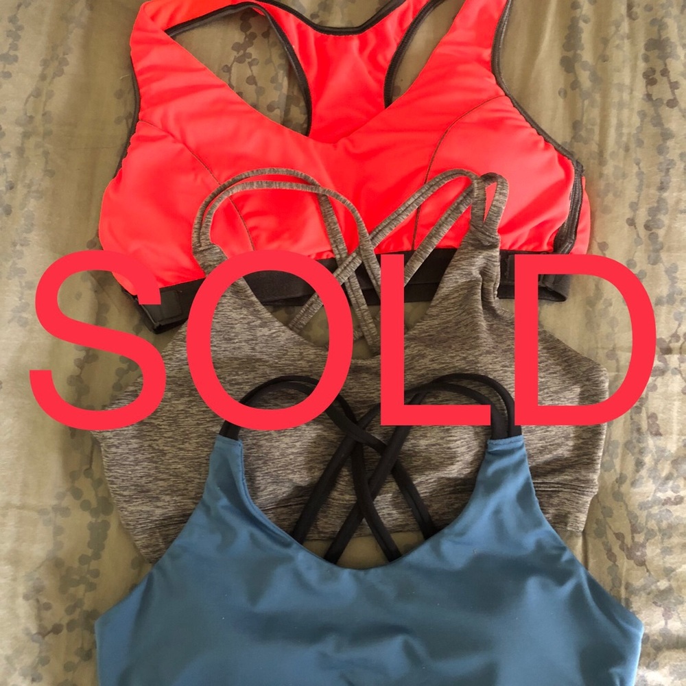 Sports Bras - 2 Asics & 1 Marika